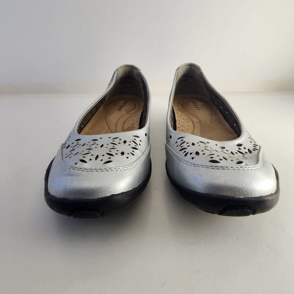 Array silver slip ons - image 5